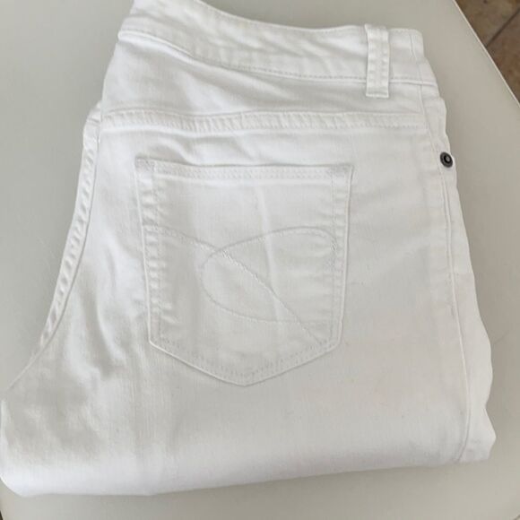 Chico’s platinum premium stretch jean white - Picture 1 of 4